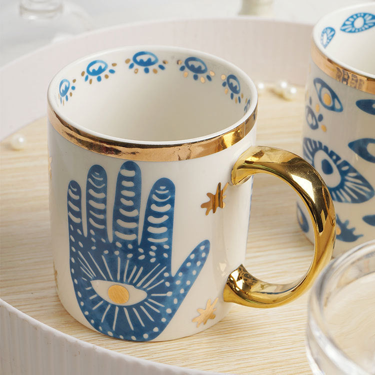 Evil Eye Ceramic Collection - Evil Eye Mugs, Plates & Canisters