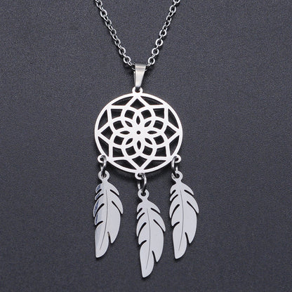 Dream Catcher Charm Necklace