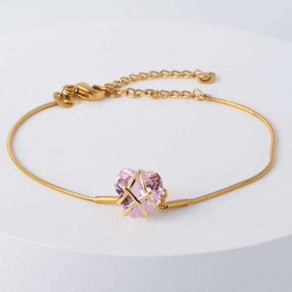 Pink Crystal Bracelet