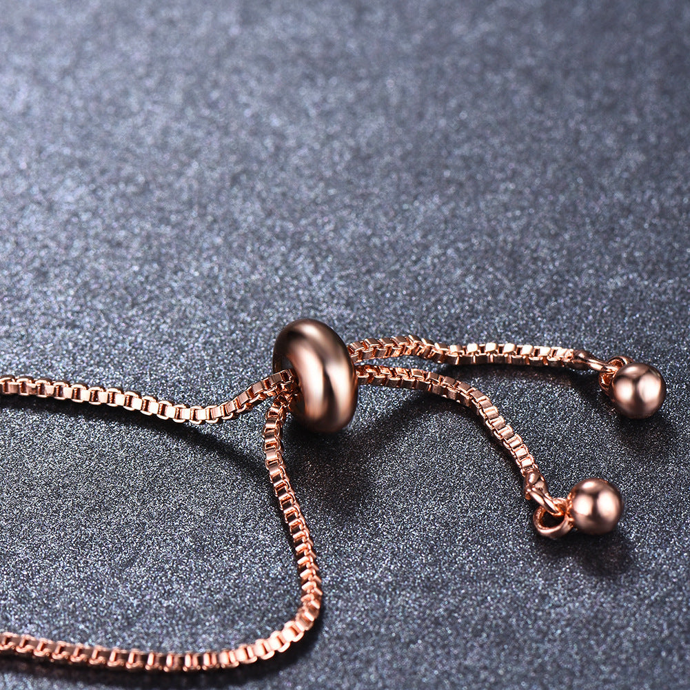 Rose Gold Infinity Bracelet