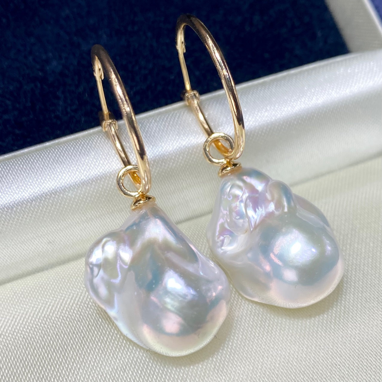 Natural Baroque Pearl Earrings