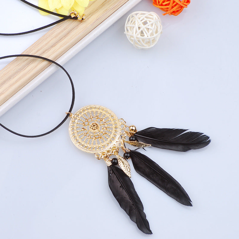 Feather Tassel Necklace