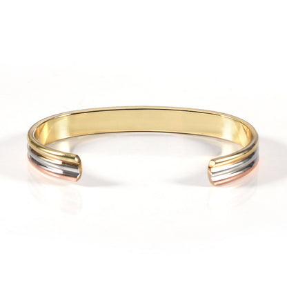 Ribbed Design Magnetic Bracelet