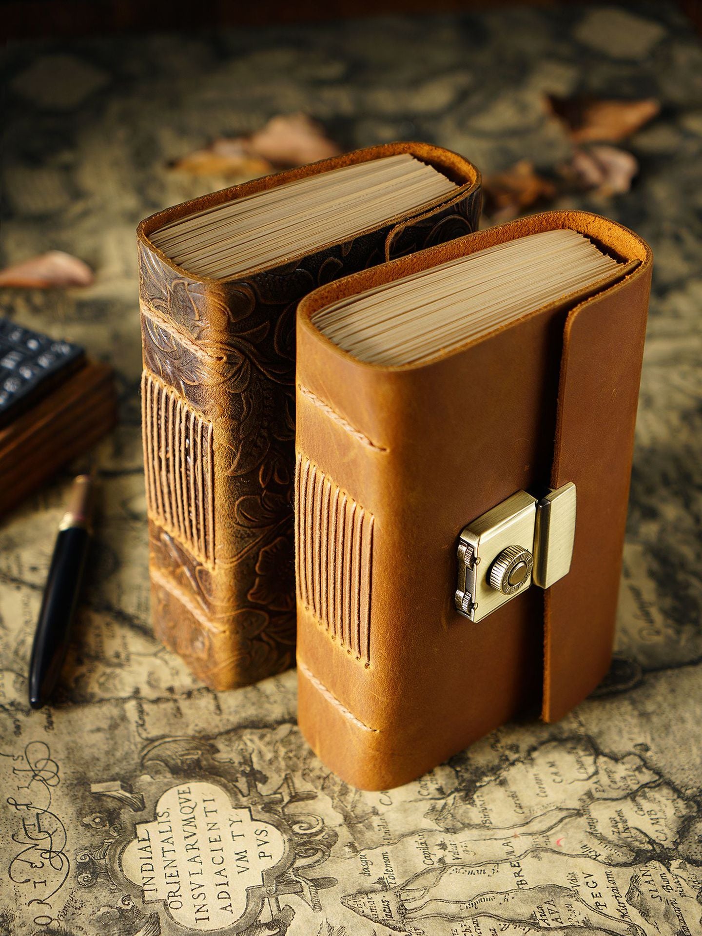 A5 Vintage Style Cowhide Journal