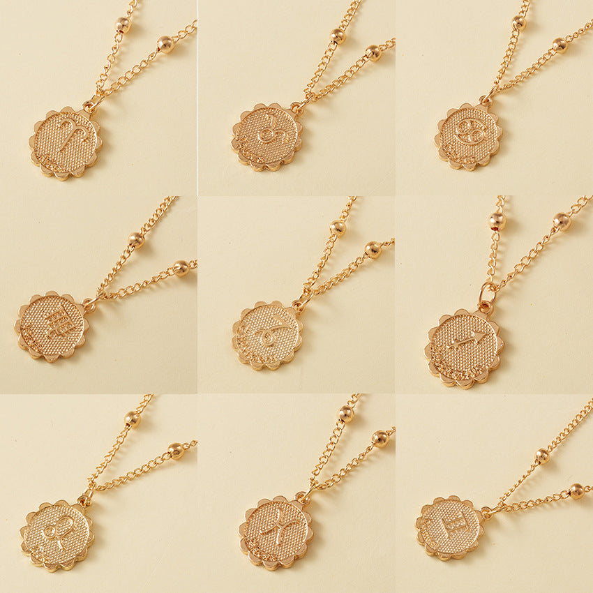 Star Sign Coin Necklace