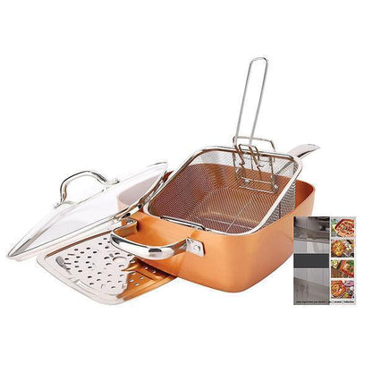 Classic Copper Cookware 4 Piece Set (4.5L)