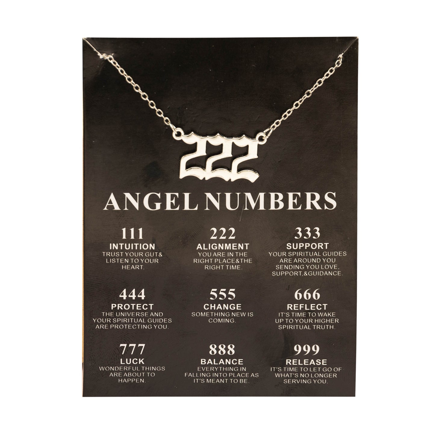 Angel Numbers Necklace