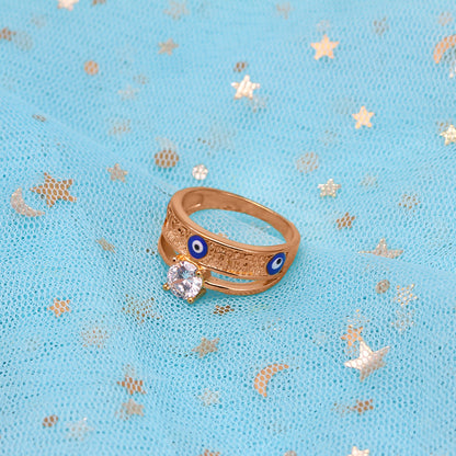 Chunky Evil Eye Ring