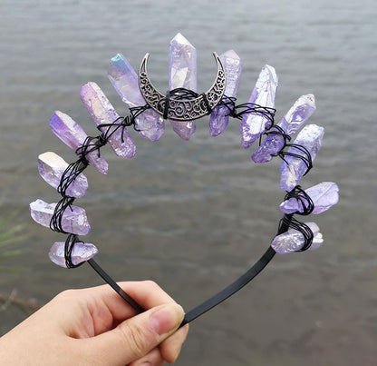 Celestial Goddess Crystal Crown