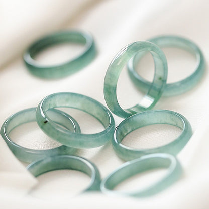 Blue Water Jade Ring