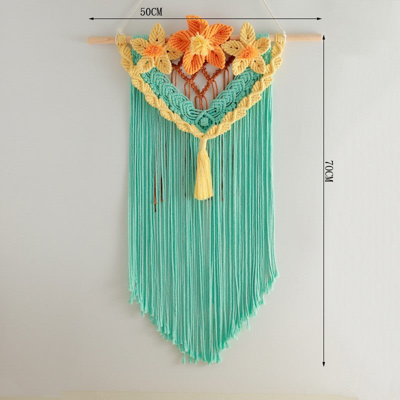 Green Woven Wall Hanging Dreamcatcher