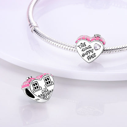 925 Silver Plated Bracelet Charm