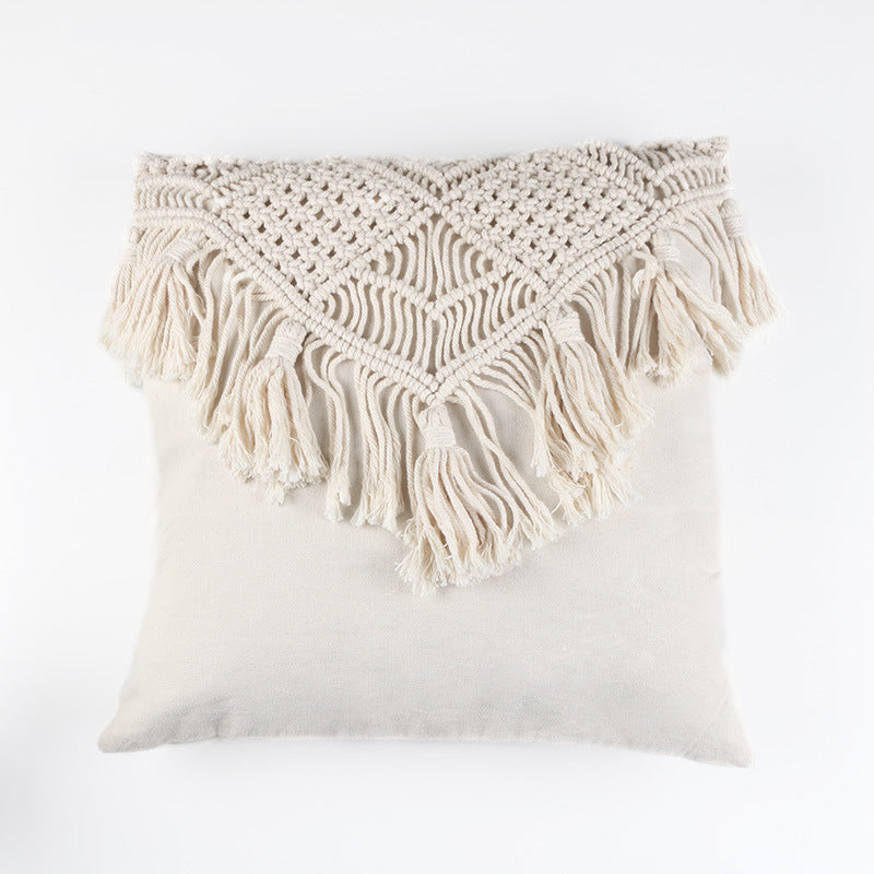 Boho Chic Knitted Cushion Cover