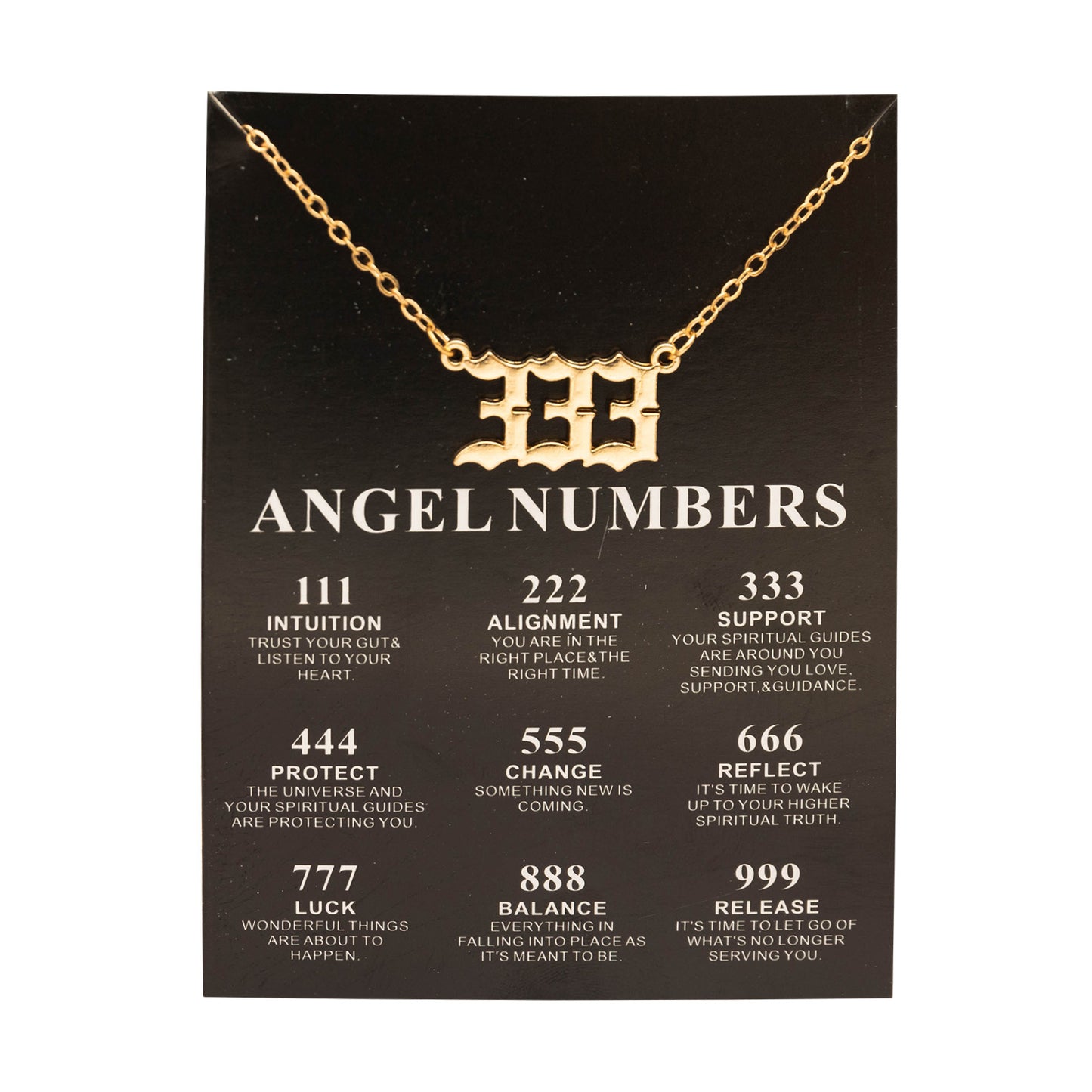 Angel Numbers Necklace