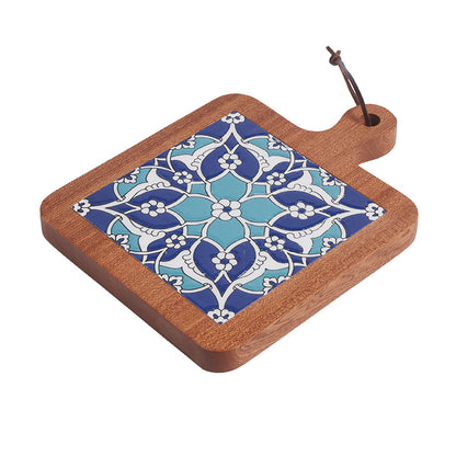 Moroccan Tile Timber Coaster