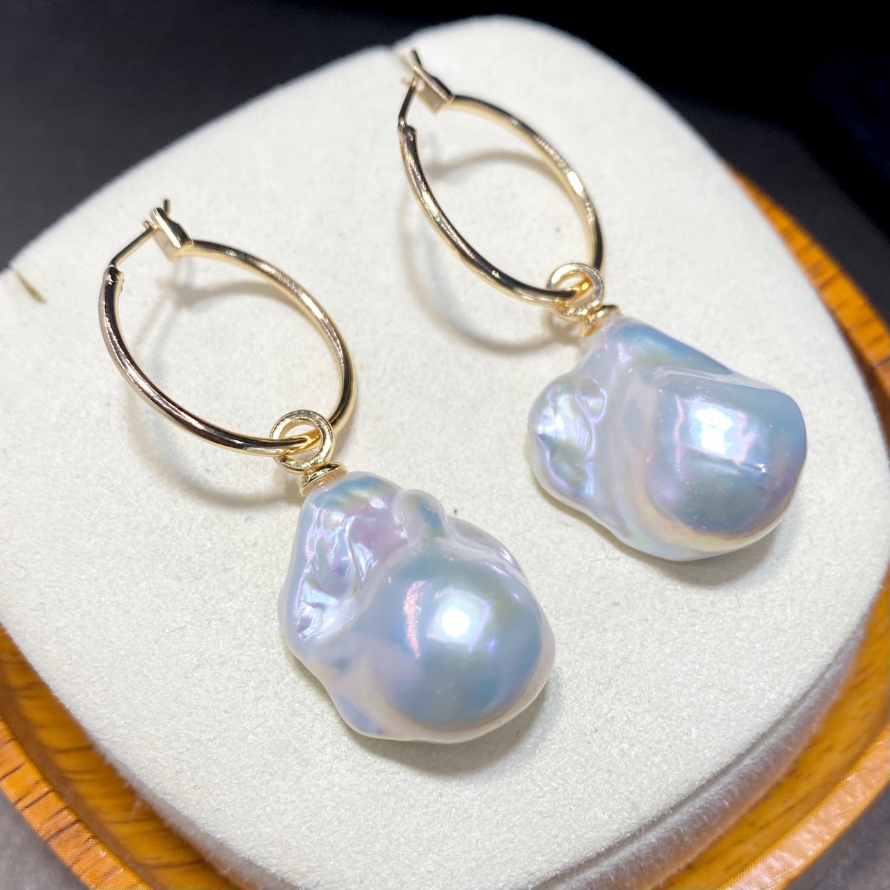 Natural Baroque Pearl Earrings