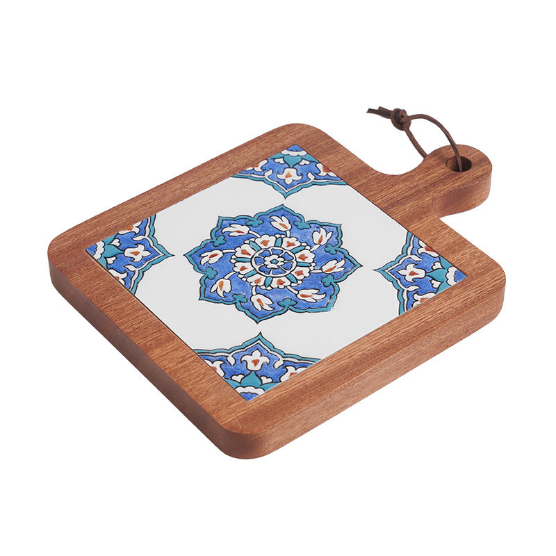 Moroccan Tile Timber Coaster