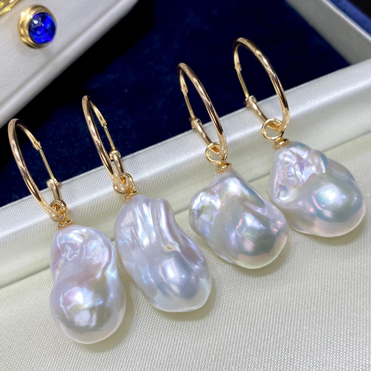 Natural Baroque Pearl Earrings