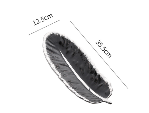 Feather Design Jewellery Tray