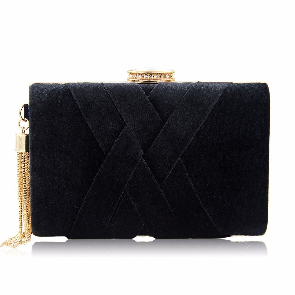 Luxe Suede Clutch