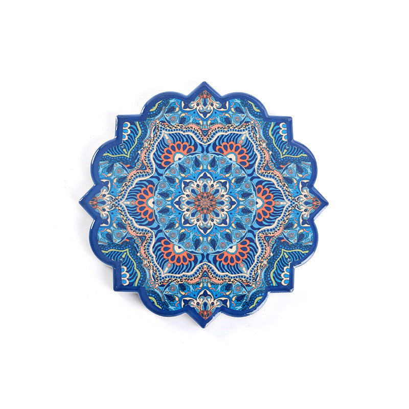 Ceramic Mandala Coaster