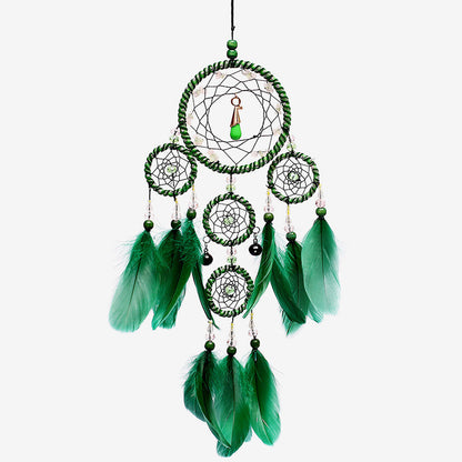 Forest Green Feather Dreamcatcher