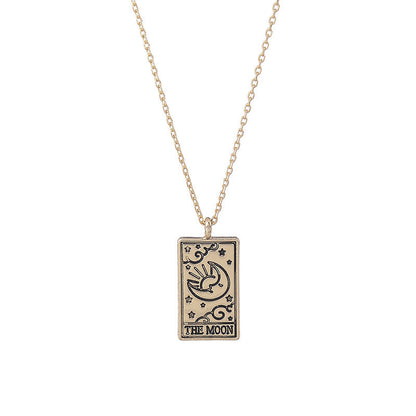 Vintage Look Tarot Card Necklace