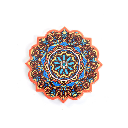 Ceramic Mandala Coaster