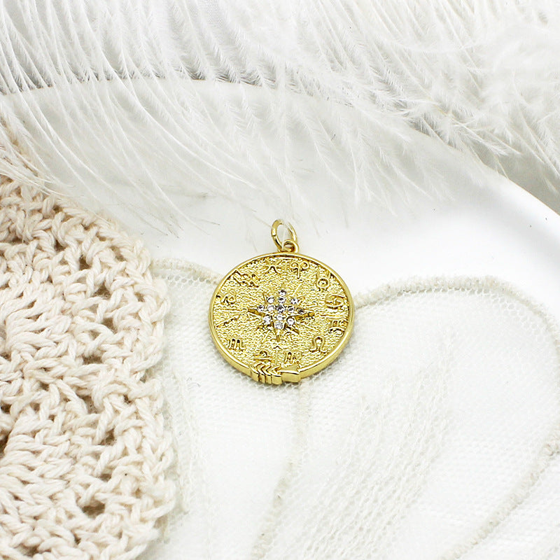 Compass Charm for Jewellery