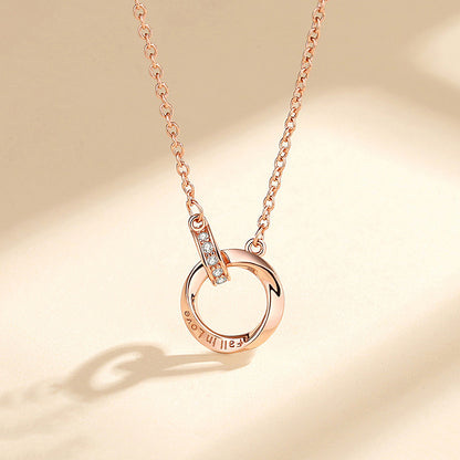 925 Silver Mobius Strip Necklace