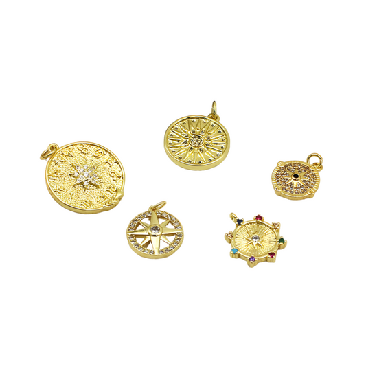 Compass Charm for Jewellery