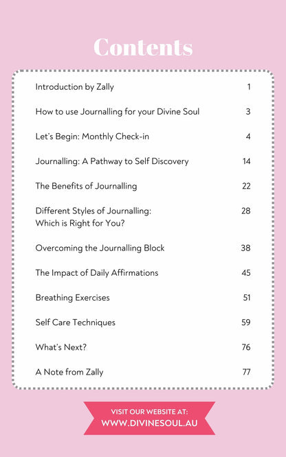 The Journal for your Divine Soul E-Book by Z. Russo - The Ultimate Self Help Journal!