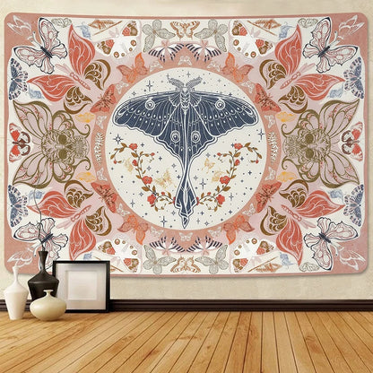 Bohemian Retro Butterfly Beautiful Tapestry