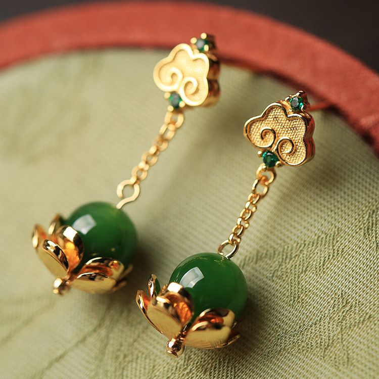 Luxe Jade Earrings