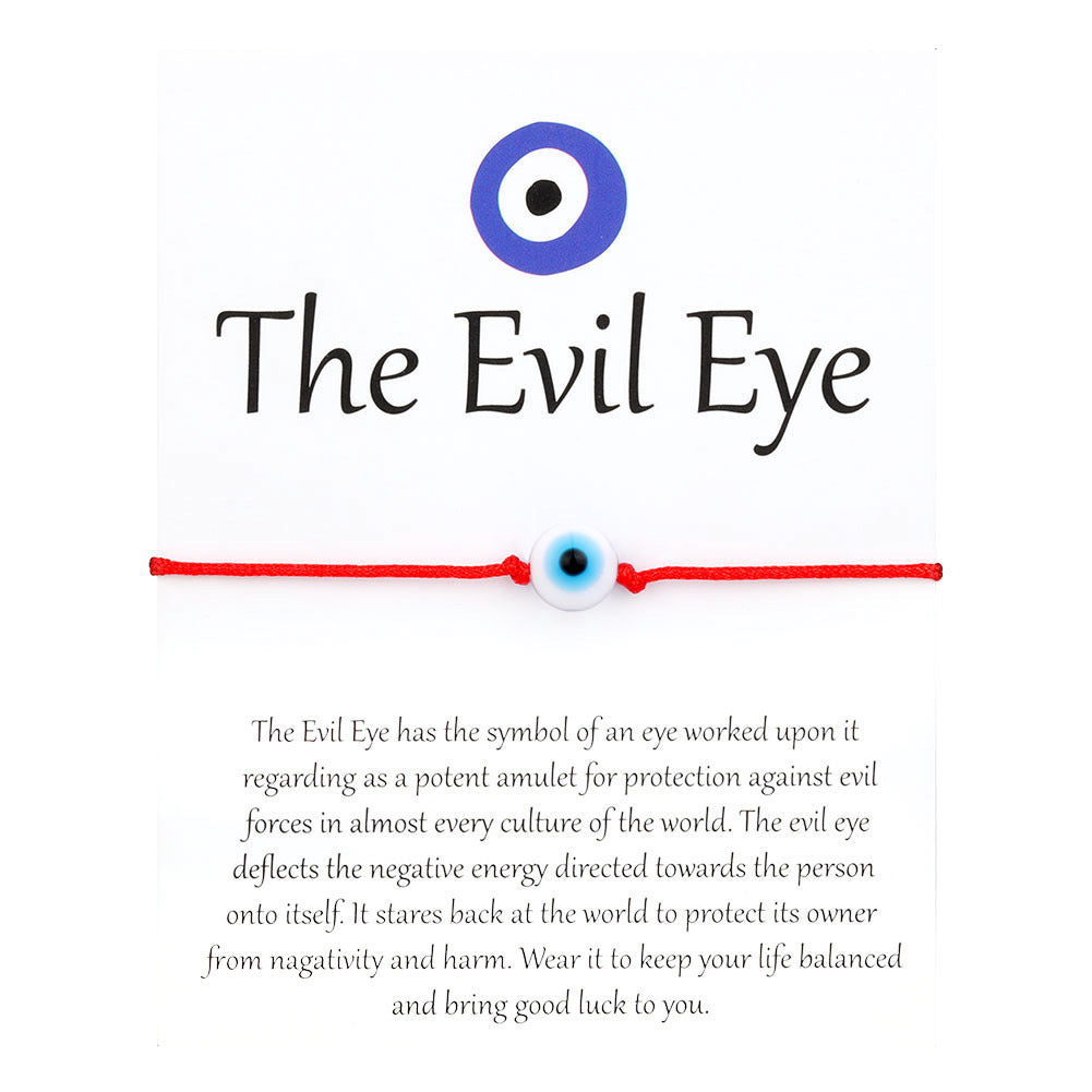 Red Rope Evil Eye Bracelet