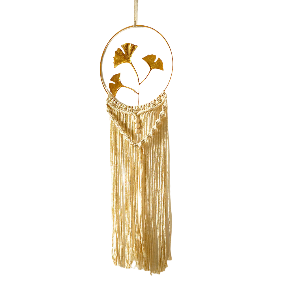 Handwoven Tapestry Scandi Home Lotus Dreamcatcher