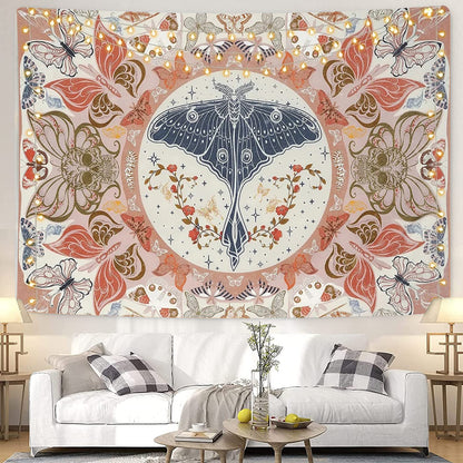 Bohemian Retro Butterfly Beautiful Tapestry