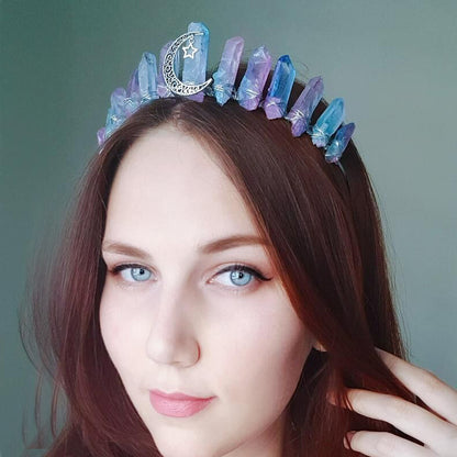 Celestial Goddess Dusk Crown/Hair Comb