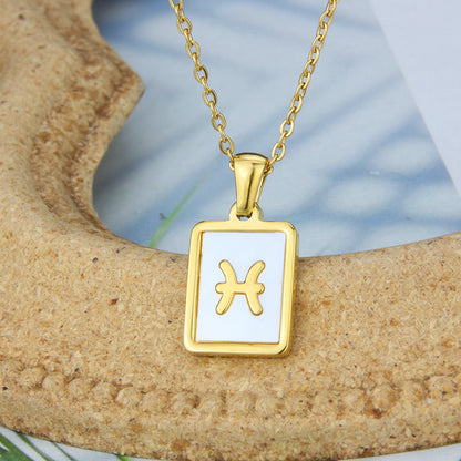 Gold Zodiac Necklace