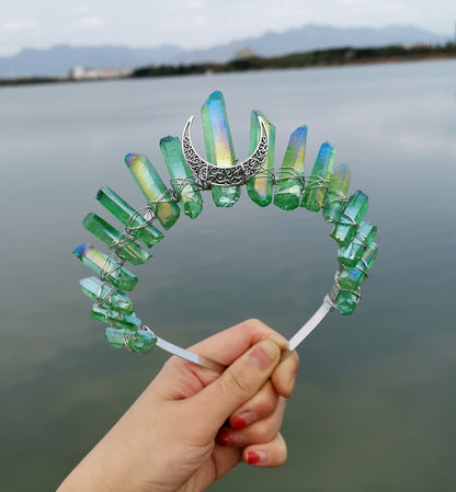 Celestial Goddess Crystal Crown