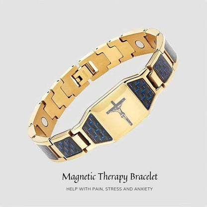 Magnetic Cross Bracelet