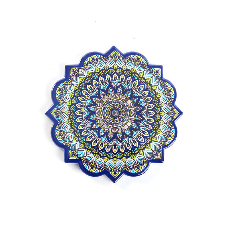 Ceramic Mandala Coaster