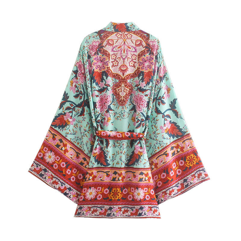 Wildflower Pattern Kimono/Robe