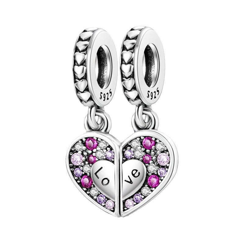 925 Silver Plated Bracelet Charm