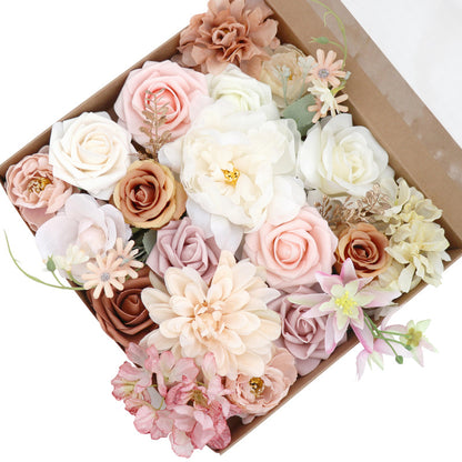 Pink Champagne Faux Flower Box