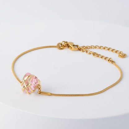 Pink Crystal Bracelet