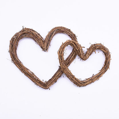 Rattan Heart Shaped Wreath