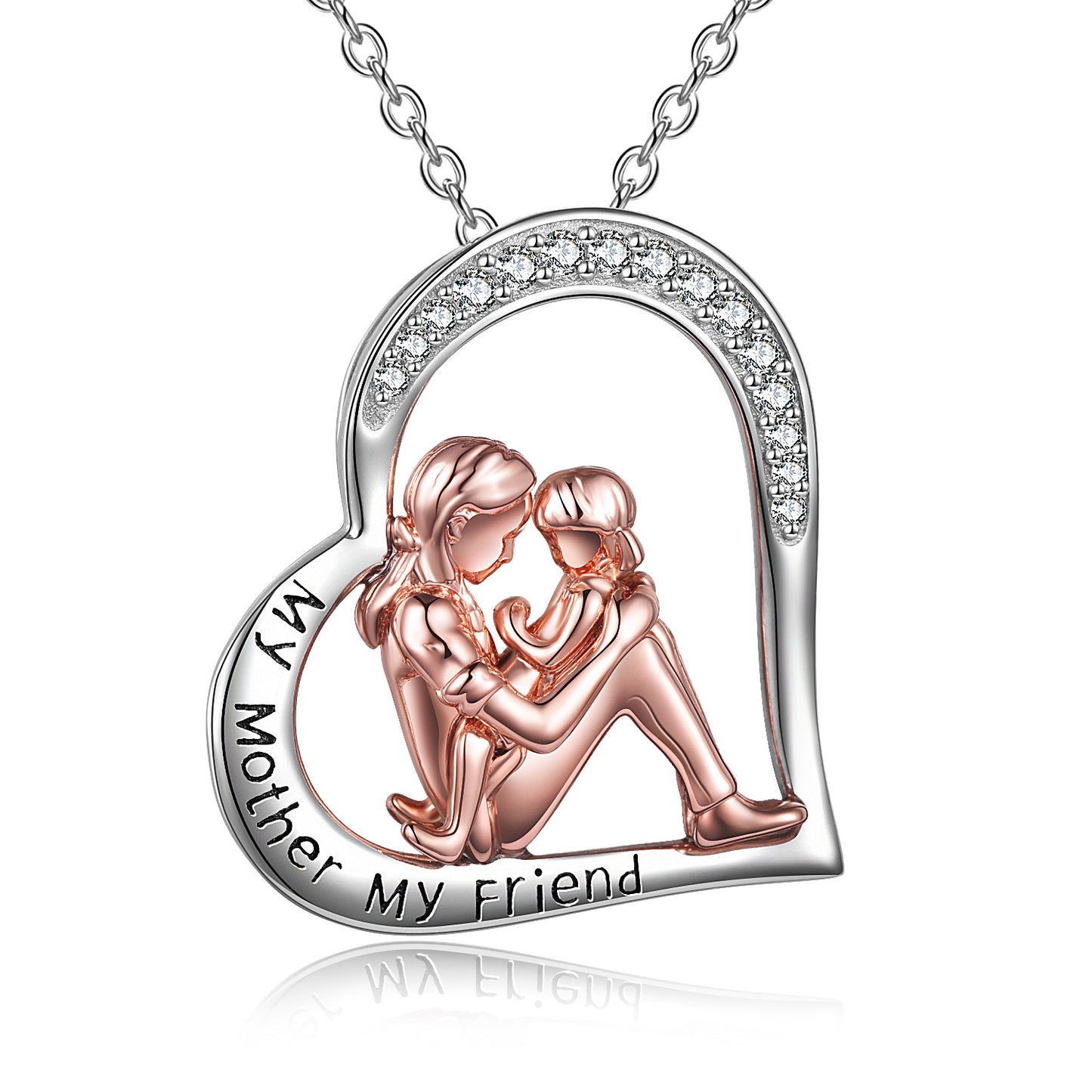 925 Sterling Silver Mother's Day Necklace