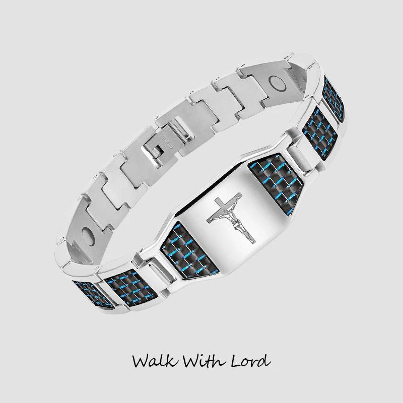 Magnetic Cross Bracelet