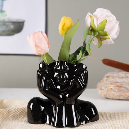 Modernist Bust Vase/Flower Pot